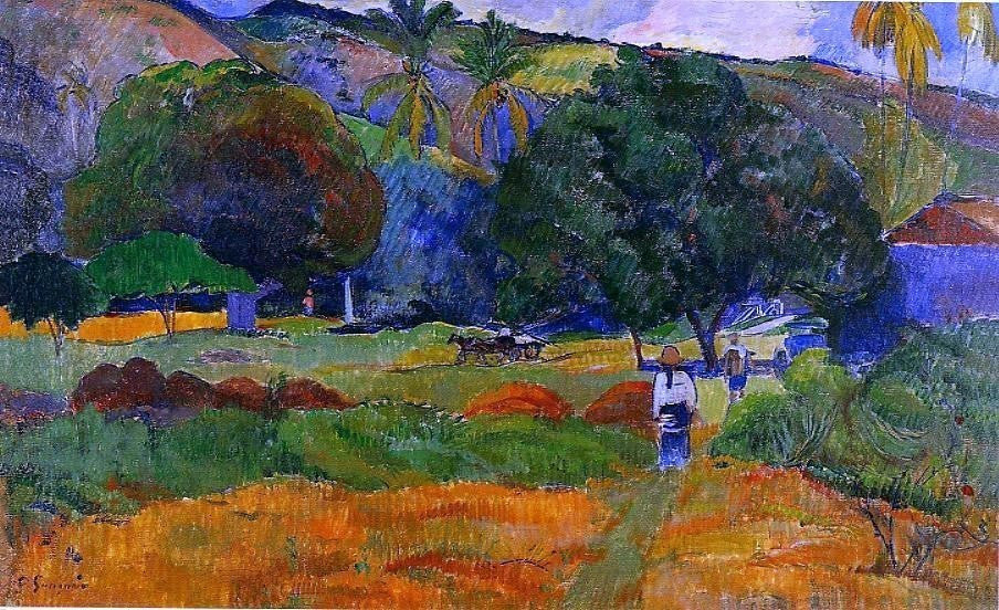 Paul Gauguin The Little Valley Wall Decal