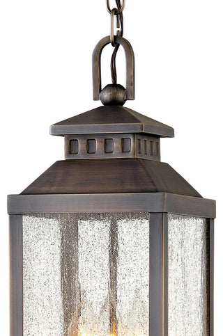 Hinkley Lighting 1182 Revere 3 Light 7"W Heritage Outdoor Mini - Blackened