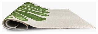 4' x 6' Big Leaf Spring Chenille Indoor/Outdoor Rug