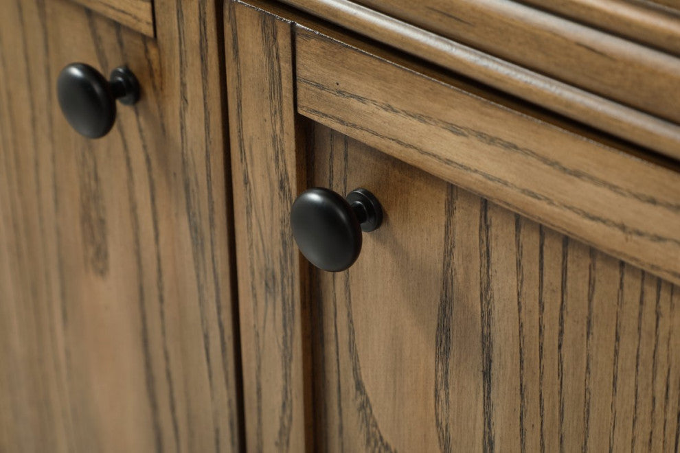 Home Living 21.5" Transitional Driftwood-Light Bathroom Vanity