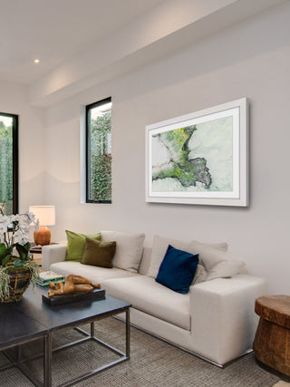 "Green Valley" Framed Art Print