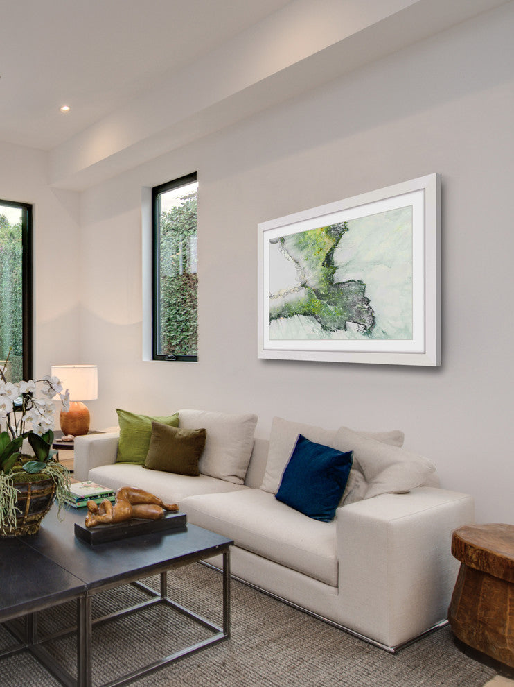 "Green Valley" Framed Art Print