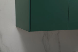 Phoebe Single Bathroom Vanity, Green, 48", Without Backsplash