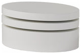GDF Studio Kendall Oval Mod Swivel Coffee Table
