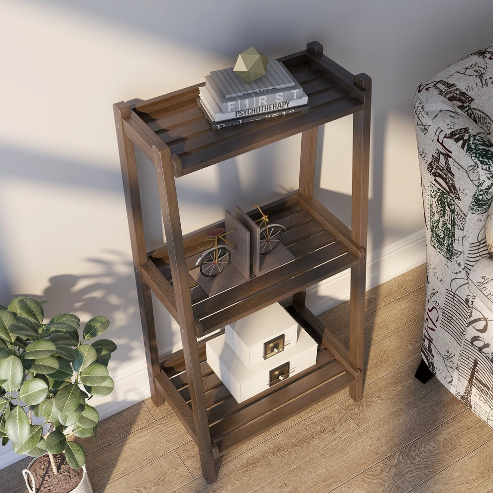Dunnsville 3-Tier Ladder Shelf, Espresso