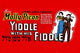 Yiddle with His Fiddle- Gallery Wrapped Canvas Art 28" x 42"
