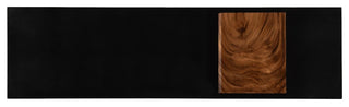 Slant Console, Natural/Black