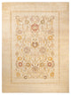 Eclectic, One-of-a-Kind Hand-Knotted Area Rug Ivory, 9' 1" x 12' 1"