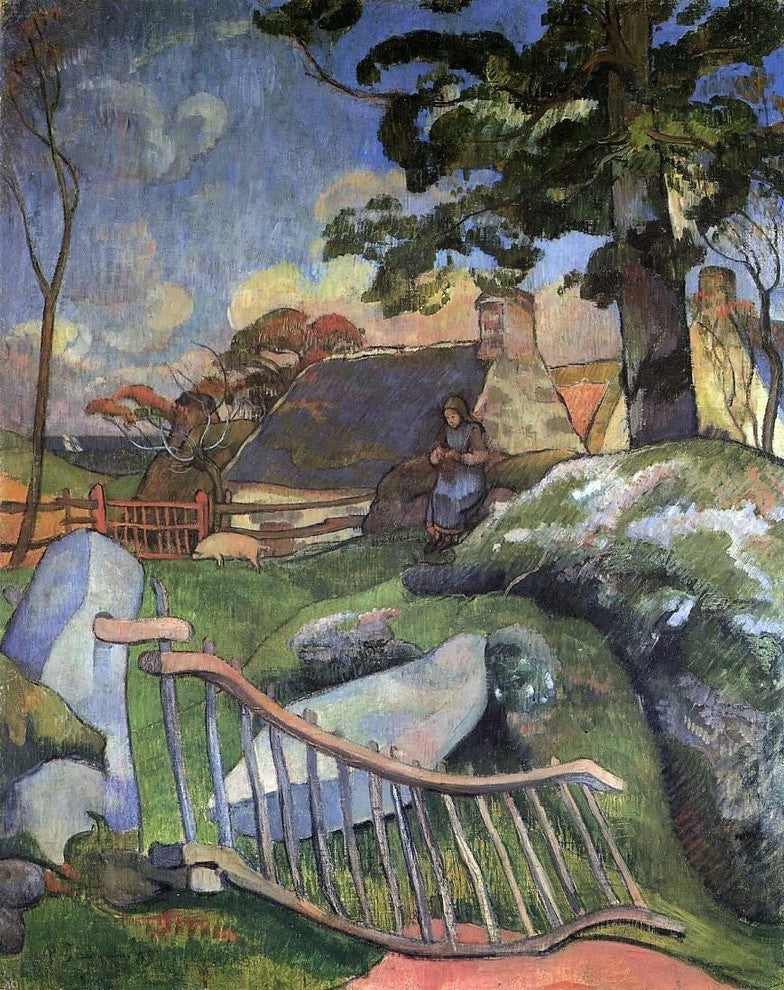 Paul Gauguin The Gate Wall Decal