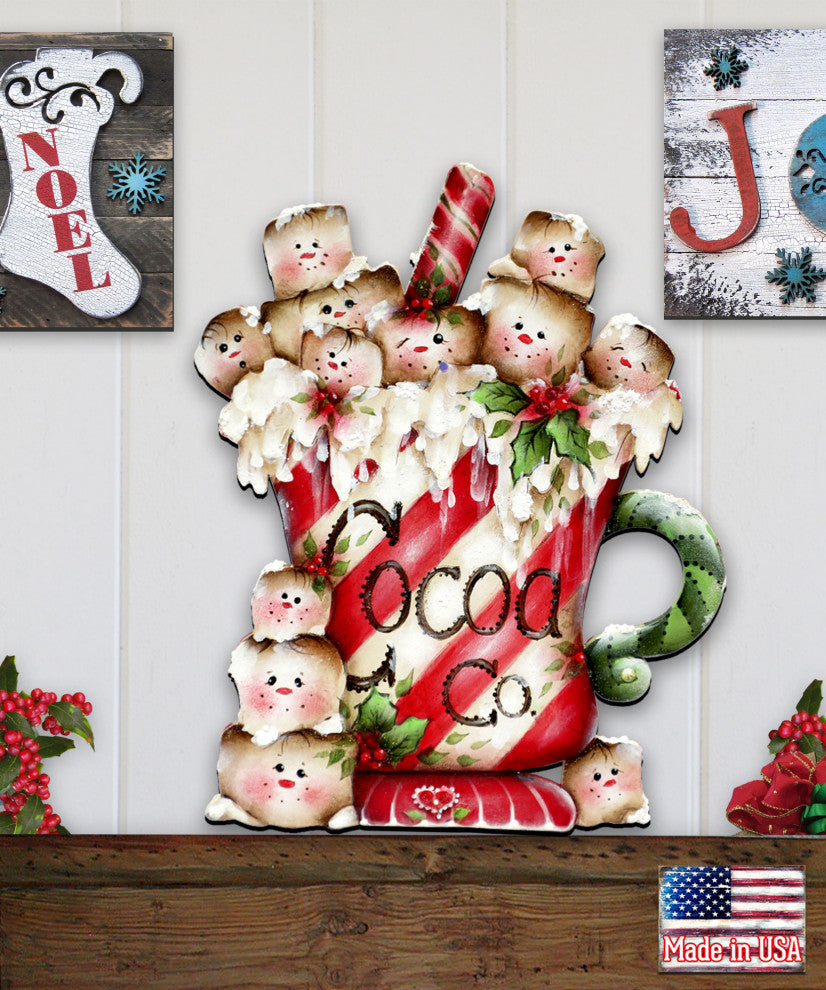 Cocoa Co Wooden Over the Door decoration