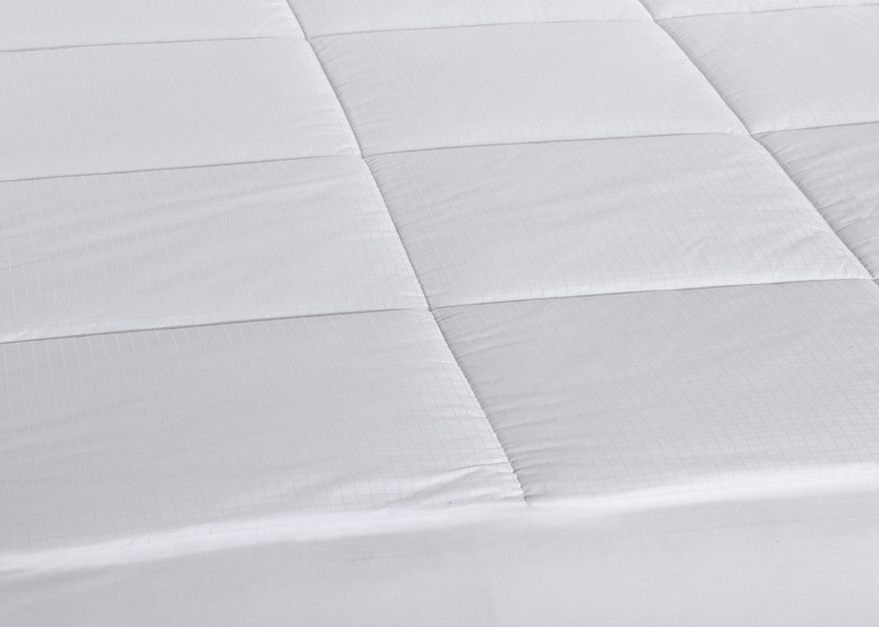 Lotus Home Luxury 400 Thread Count Cotton Water and Stain Resistant Mattress Pad