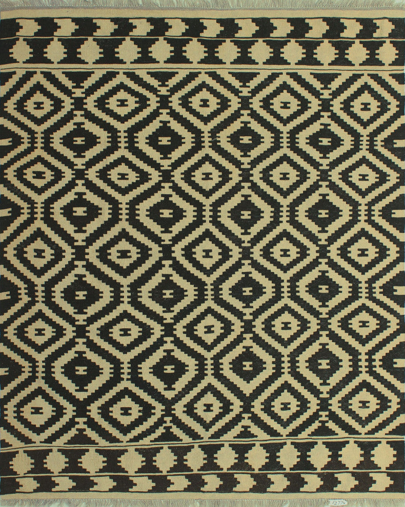 Winchester Kilim Panhyar Brown Rug