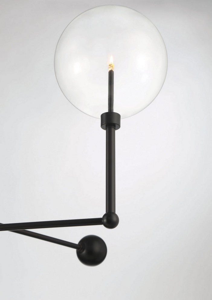 3-Light Chandelier, English Bronze