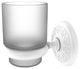 Monte Carlo Wall Mounted Tumbler Holder, Matte White