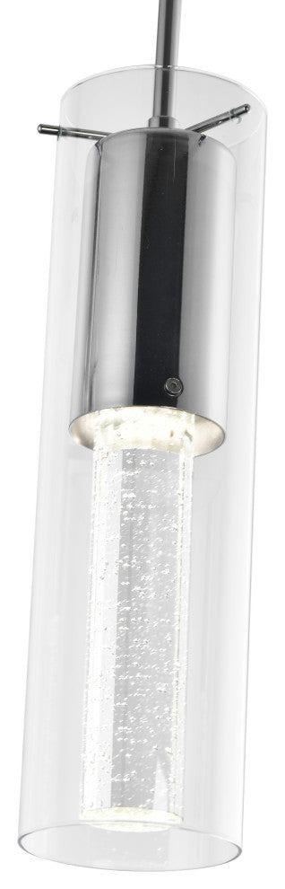 Lazzur Essonne 3 Light 24" Polished Chrome Pendant