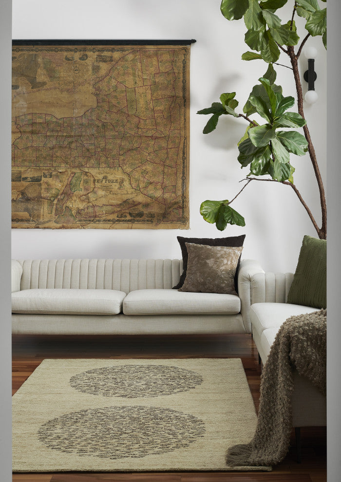 Momeni Teppe Hand Tufted Wool Natural Area Rug 8' X 10'