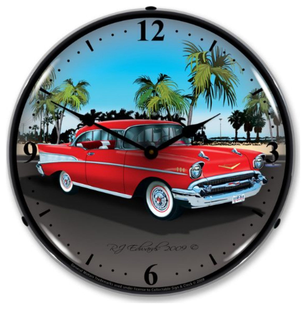 GMRE903198 1957 Chevy Clock