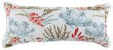 Oceania Lumbar Pillow, 14"x36", Coral