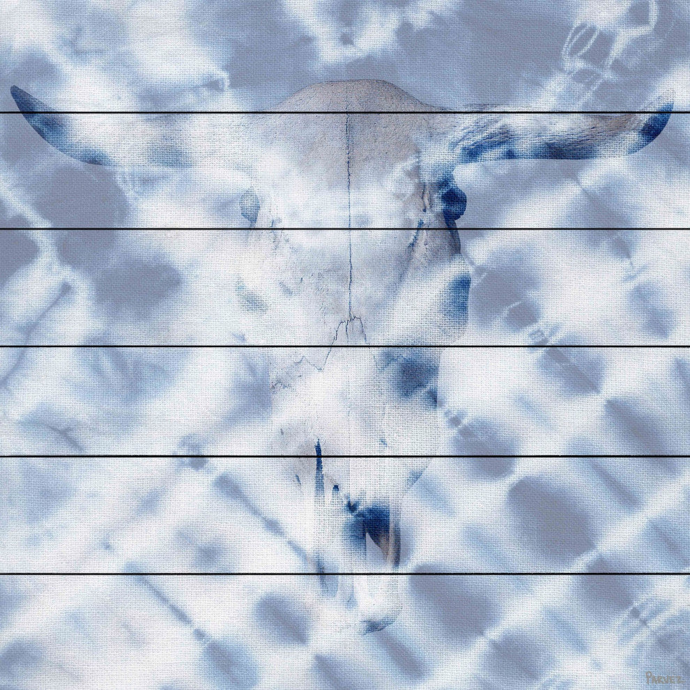 "Spotlights" Print on White Wood, 40"x40"