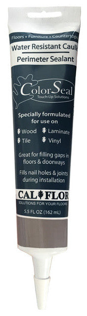 CalFlor ColorSeal Flexible Sealant for Wood, Tile and Vinyl, Gray, Single