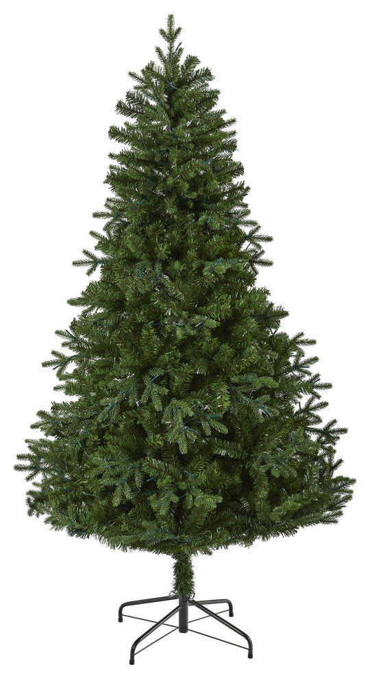 6' Vermont Fir Artificial Christmas Tree With 250 Clear LED Lights