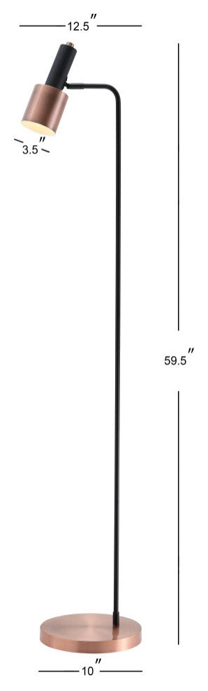 Brady Metal LED Task Floor Lamp