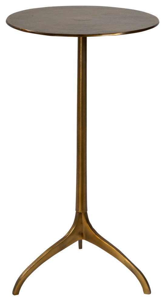 Uttermost Beacon Gold Accent Table