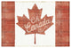 "Oh Canada Flag" Digital Paper Print by Sue Schlabach, 38"x26"