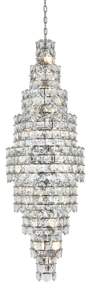 Home Living 30" Chandelier, Chrome