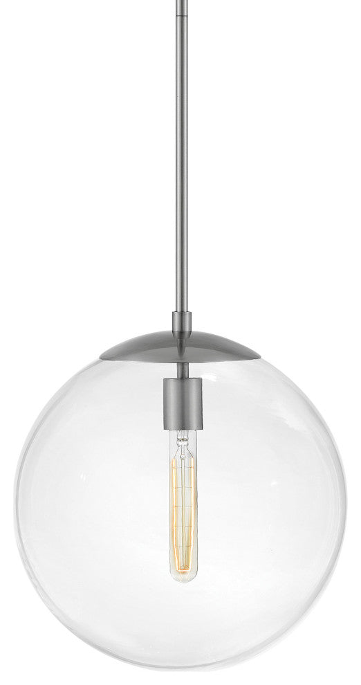 Hinkley Lighting 3744 Warby 1 Light 14"W Pendant - Polished Antique Nickel