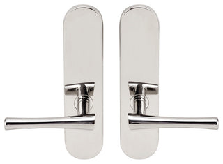 Champagne Lever, Tubular Full Dummy Pair, Left Hand, Polished Stainless Steel
