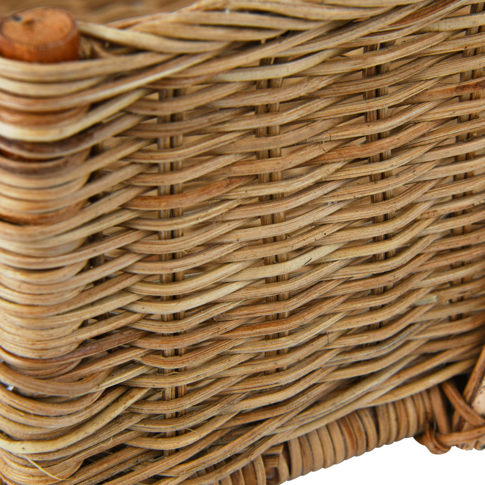 Decorative Rattan Hanging Basket, Natural