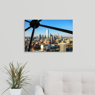 "Dallas Cityscape" Wrapped Canvas Art Print, 24"x16"x1.5"