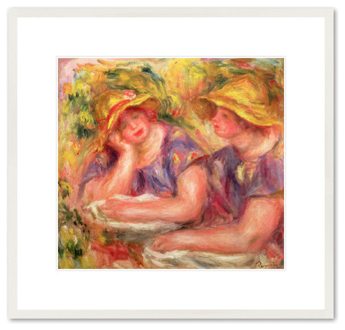 Two women in blue blouses, 1919