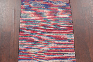 Consigned, Traditional Gabbeh Persian Hand-Knotted Oriental Area Rug, 4'0"X2'5"