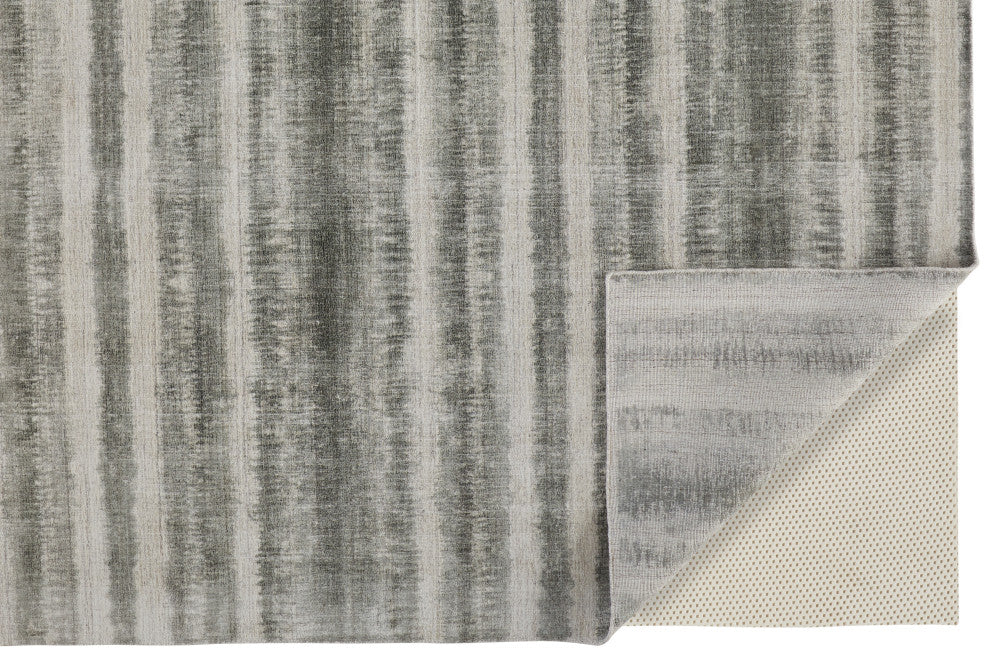 Weave & Wander Malana Handwoven Graident Rug, Green, 2'x3'
