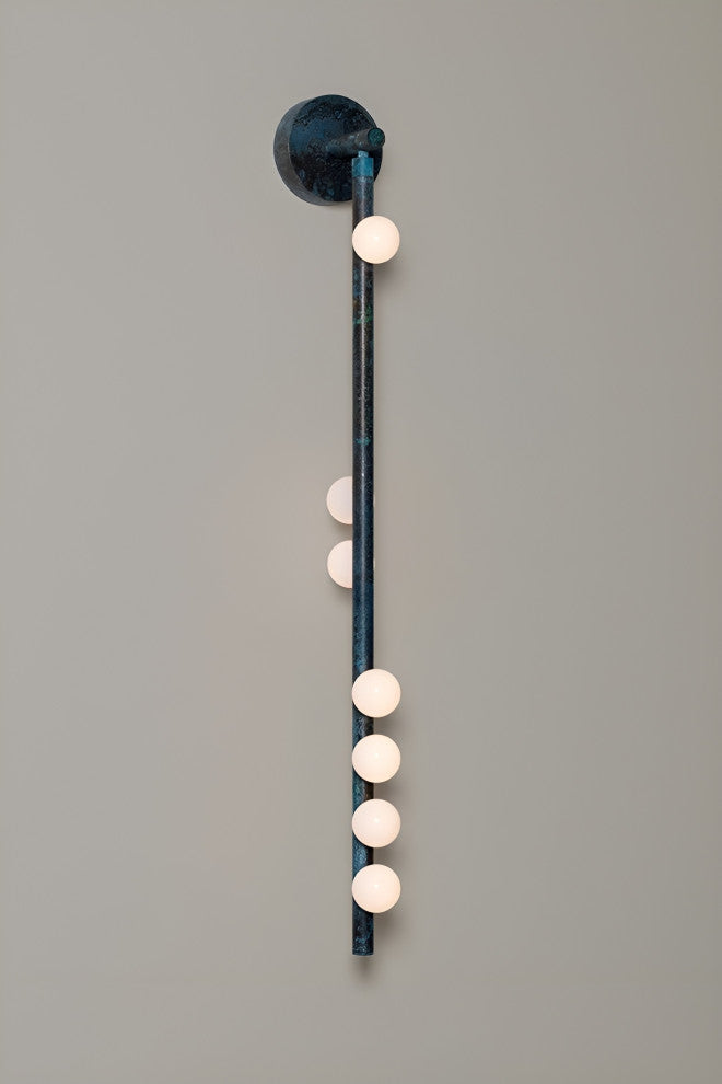Creative Wall Lamp in American Retro Style for Bedroom, Corridor, 7 Heads, Cool Light