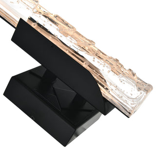 Valira Integrated LED Wall Light, Black, 5"