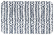 Navy Modern Herringbone 34x21 Bath Mat