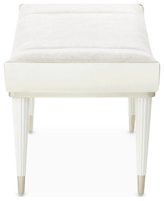 La Marisia Accent Bench, Tranquil/Creamy Pearl