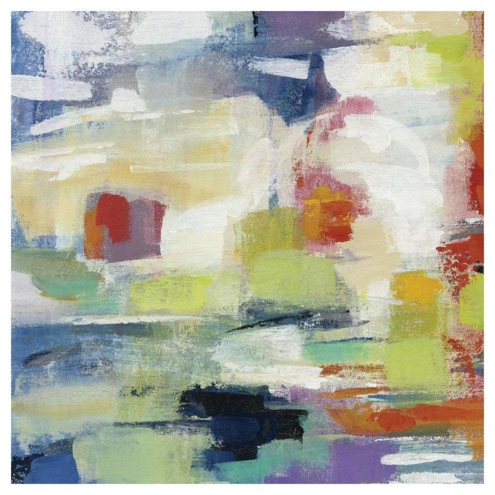 "Island Town II" Digital Paper Print by Silvia Vassileva, 20"x20"