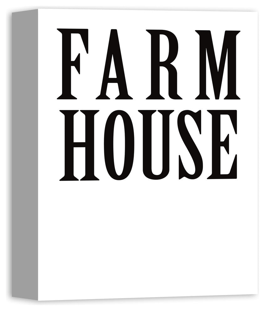 Farm House 11x14 Canvas Wall Art