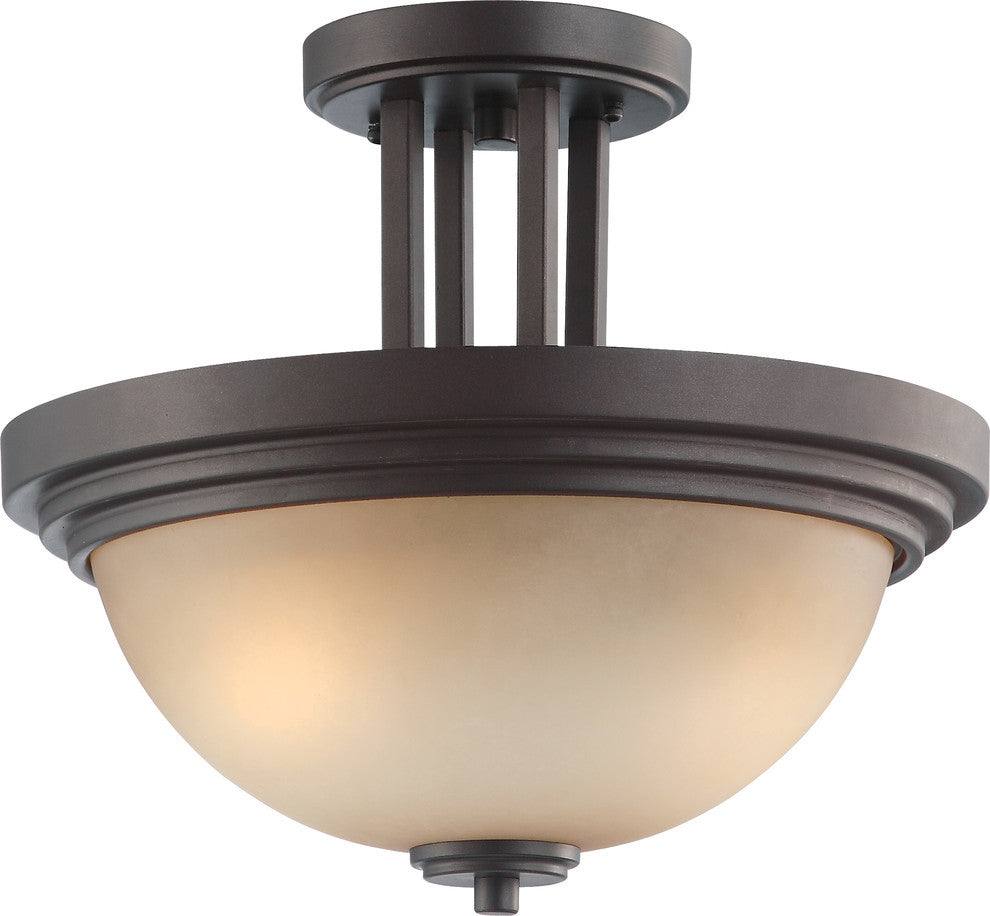 Nuvo 2-Light Harmony Collection Semi-Flush Mount Lighting Fixture