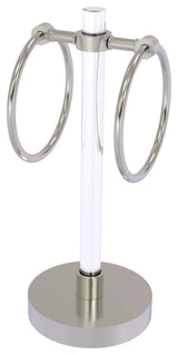 Clearview Vanity Guest Towel Ring, Satin Nickel