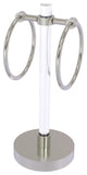 Clearview Vanity Guest Towel Ring, Satin Nickel