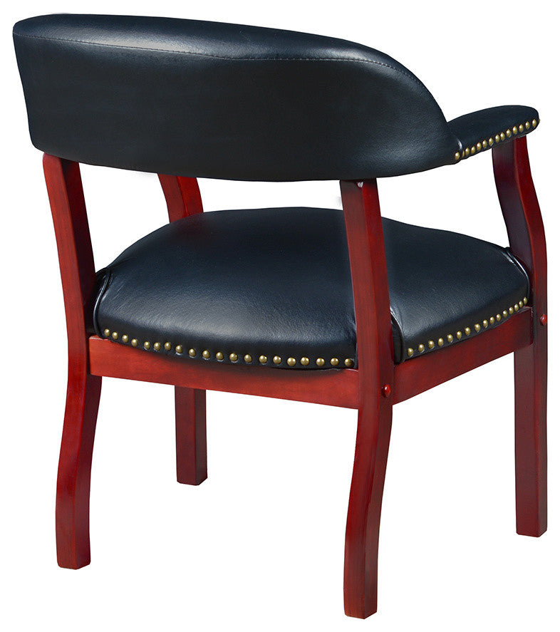 Ivy League Captain Chair, Black