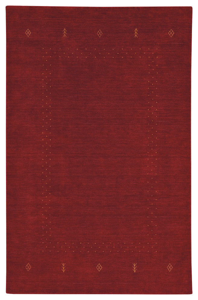 Capel Gava Crimson 3495_550 Hand Loomed Area Rugs - 3' X 5' Rectangle