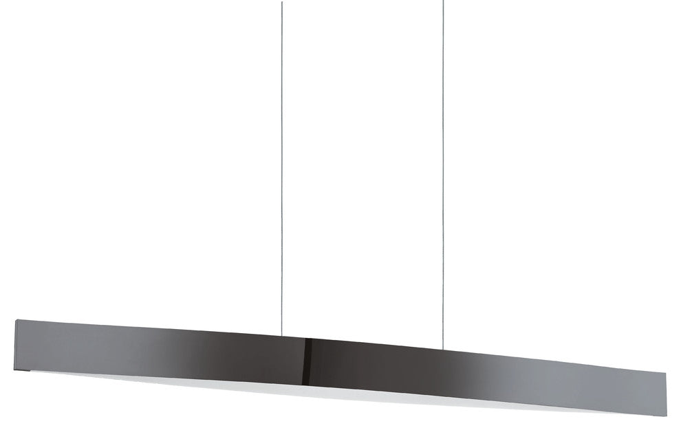 Eglo 1x22w Integrated Led Pendant W/ Black/chrome Finish - 93909A