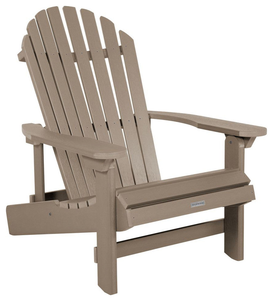 King Hamilton Folding and Reclining Adirondack Chair, Woodland Brown