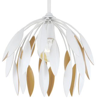 Capital Lighting 351811 Margeaux 14"W Botanical Pendant - Matte White